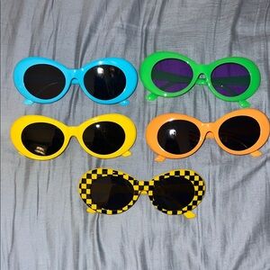 Colorful Retro Sunglasses Set